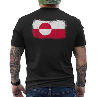 Groenlandia Bandera Nacional De Groenlandia Camiseta Hombre Estampado Espalda - Regaloses