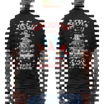 Groovin' With My Gnomies Disco Party Gnome Men's T-shirt Back Print - Monsterry