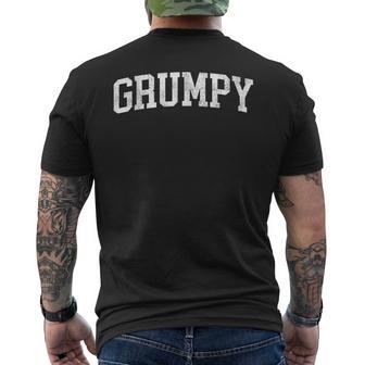 Grumpy Classic Bold Font Grumpy Birthday Men's T-shirt Back Print - Thegiftio UK