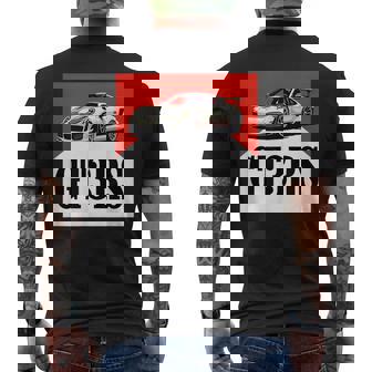 GT3RS Track Car 911 Vintage Turbo Automotive GT3 RS Men's Back Print T-Shirt | Mazezy