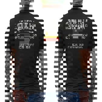 Guayama City In Puerto Rico Est 1736 Puerto Rico Flag Men's T-shirt Back Print - Thegiftio