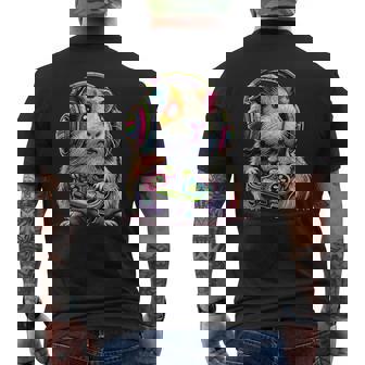 Guinea Pig Video Games Guinea Pig Men's T-shirt Back Print | Mazezy