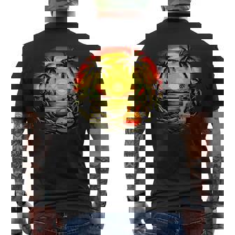 Guitare De Musique Rasta Reggaeunset Rasta Pride Jamaïque T-shirt imprimé au dos - Cadeauxyz