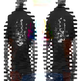 Guitare Guitariste Cadeau T-shirt imprimé au dos - Cadeauxyz