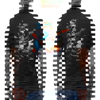 Guitare Punk Renard Rock'n Roll Gothique Pour Enfants Rocktar Drôle T-shirt imprimé au dos - Cadeauxyz