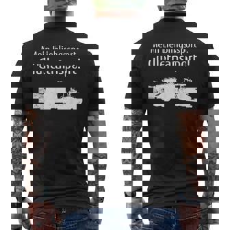 Gülle Fahren Landwirt Bauer Lohner Trecker Landwirtschaft T-Shirt mit Rückendruck - Seseable