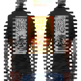 Me Gusta Alitas De Pollo Picantes Camiseta Hombre Estampado Espalda - Regaloses