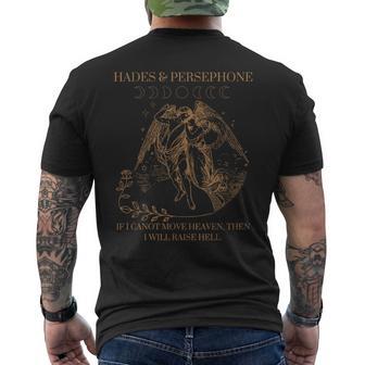 Hades And Persephone Mythology Men's T-shirt Back Print - Thegiftio UK
