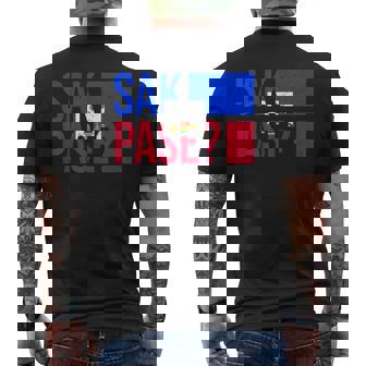 Haitian Flag Day Sak Pase Creole Pride Haiti Haitian Boys Men's T-shirt Back Print - Monsterry