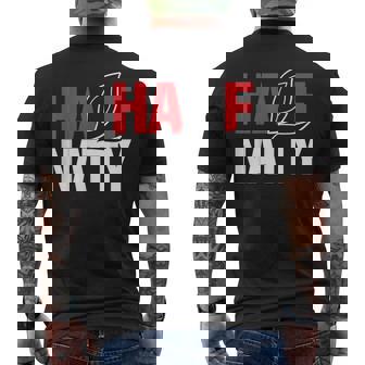 Half Natty ハーフナチュラルステロイドボディービルダー メンズTシャツ バックプリント - Kawaiitshirt