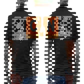 Halloween 67 Meme Science Chemistry Humor Periodic Table Men's T-shirt Back Print | Mazezy