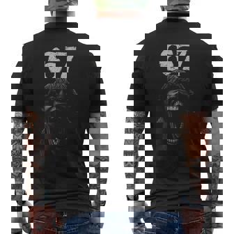 Halloween 67 Scp Horror Face Scary Costume Horror 6 7 Men's T-shirt Back Print | Mazezy