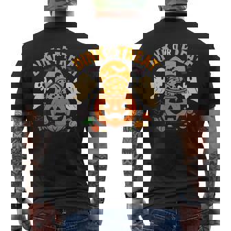 Halloween Costumes Adult Pickleball Dink Or Treat Men's T-shirt Back Print - Thegiftio