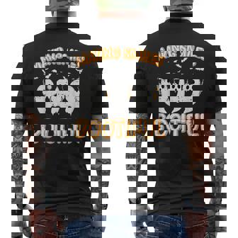 Halloween Dentist Smiles Bootiful Ghost Dental Costume Men Men's T-shirt Back Print - Seseable