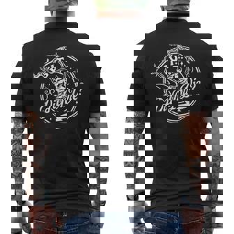 Halloween Retro Skeleton But Did You Die Vintage Meme Men's T-shirt Back Print | Seseable UK