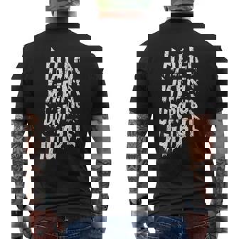 Halloween's Upon Us Hubie Men's T-shirt Back Print - Monsterry