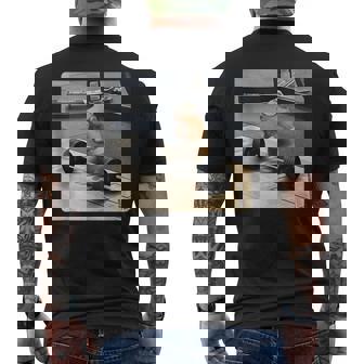 Hamster Deadlift Entrenamiento Divertido Lindo Rata Halterofilia Meme In Mangas Camiseta Hombre Estampado Espalda - Regaloses