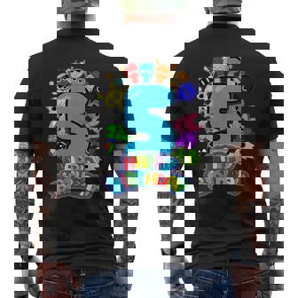 Happy 5Th Birthday Sprunky Simon Funbot Oren Pinki Men's T-shirt Back Print | Seseable UK