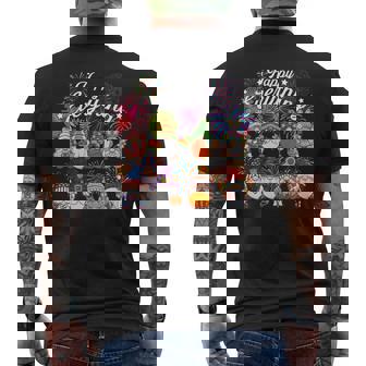 Happy Everything Gnomes For All Year Every Holiday Gnome Men's T-shirt Back Print | Seseable UK