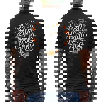 Happy Friendsgiving Thanksgiving Friends The Family We Chose Men's T-shirt Back Print - Seseable