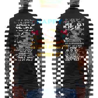 Happy Mole Day On 23Rd October Chemistry Science Lover Men's T-shirt Back Print - Thegiftio