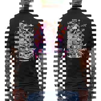 Happy New Year Same As Hot Mess Skeleton Men's T-shirt Back Print - Monsterry