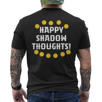 Happy Shadow Thoughts Men's T-shirt Back Print - Thegiftio UK