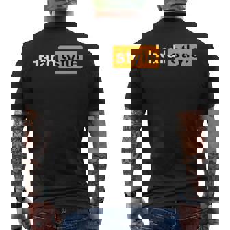 Hardstyle EDM Rave Party Festival Dance Music Men's Back Print T-Shirt | Mazezy