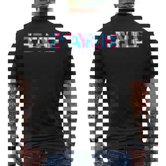 Hardstyle Optical Illusion EDM Rave Festival Trance DJ Men's Back Print T-Shirt | Mazezy