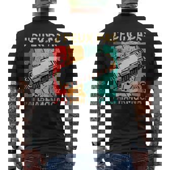 Harmonica Je Peux Pas J'ai Harmonica Pour Harmoniciste T-shirt imprimé au dos - Cadeauxyz