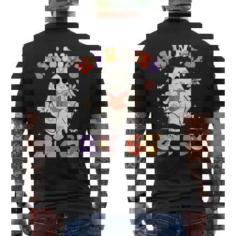 Haunted By 67 Meme Six Seven 6 7 Halloween Teachers Men's T-shirt Back Print | Mazezy