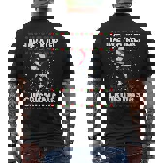 Have A Killer Whale クリスマス サンタ アグリークリスマス シャチ ファニー メンズTシャツ バックプリント - Kawaiitshirt