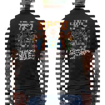 Hbcu Colleges Black History African American Students Men's T-shirt Back Print - Monsterry