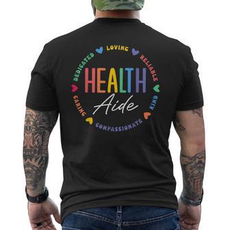 Health Aide Appreciation Men's T-shirt Back Print - Thegiftio UK