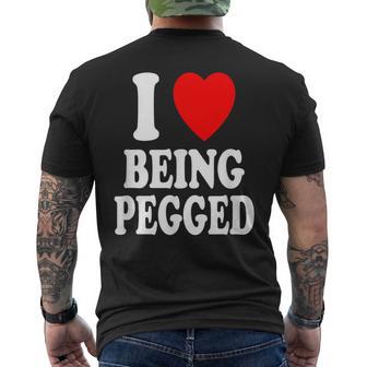 I Heart Love Being Pegged Men's T-shirt Back Print - Thegiftio UK