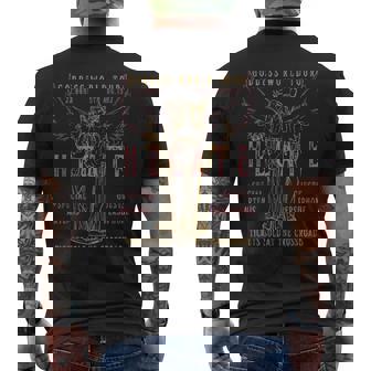 Hecate Distressed Band Greek Mythology Triple Goddess Men's T-shirt Back Print - Thegiftio