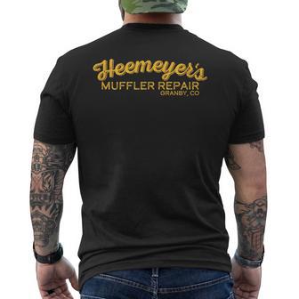 Heemeyer Welding Company Bulldozer Equipment Heavy Machinery Men's T-shirt Back Print | Mazezy