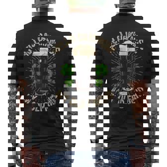 Hello Darkness My Old Friend Beer Drinker Strout Beer Lover Men's T-shirt Back Print - Thegiftio