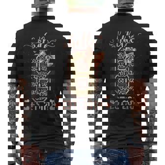 Hello Eight Est 2018 8Th Birthday Coquette 8 Year Leopard Men's T-shirt Back Print | Seseable CA