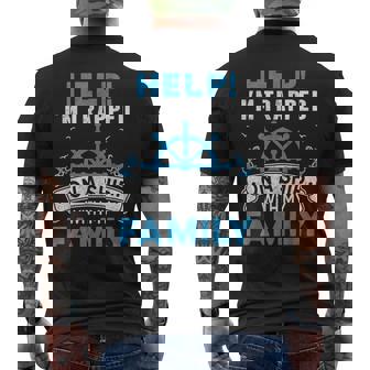 Help I'm Trapped On A Ship With My Family Matching Men's T-shirt Back Print - Thegiftio