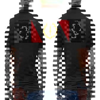 Heritage African American Flag Black History 1967 Men's T-shirt Back Print - Monsterry