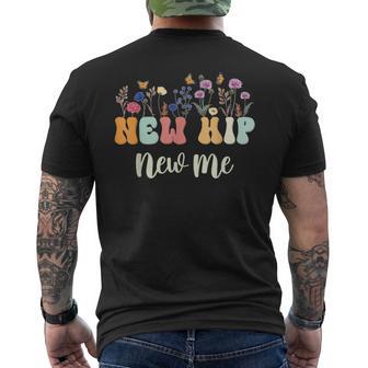After Hip Replacement Hip Surgery Recovery New Hip Men's T-shirt Back Print - Thegiftio UK