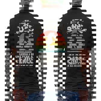 Hippocampe Always Be Yourself Rétrointage Des Années 70 Pour Homme T-shirt imprimé au dos - Cadeauxyz