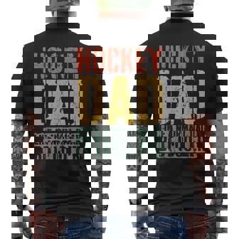 Hockey Dad Fathers Day Hockey Dad Men's T-shirt Back Print - Thegiftio