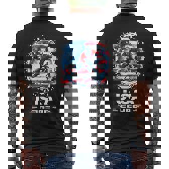 Hockey Fans United States Hockey Team Apparel Ice Hockey Men's T-shirt Back Print | Mazezy