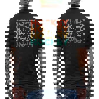 Hockey Retrointage Regalo Para Jugadores De Hockey Camiseta Hombre Estampado Espalda - Regaloses