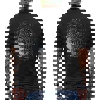 Hole Astronaute Perdu Dans L'espace Illustration Univers T-shirt imprimé au dos - Cadeauxyz