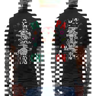 Homme Drapeau Mexicain El Papa Mas Chingon Dia De Los Muertos Heritage T-shirt imprimé au dos - Cadeauxyz