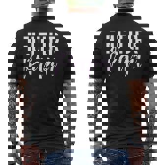 Homme Parents Enceinte Bébé Grossesse Futur Papa T-shirt imprimé au dos - Cadeauxyz