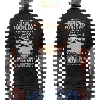 Homme Photographe Barbe Humour Photographe Barbu T-shirt imprimé au dos - Cadeauxyz